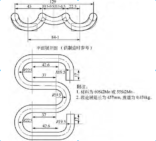 彈條的結(jié)構(gòu)如圖